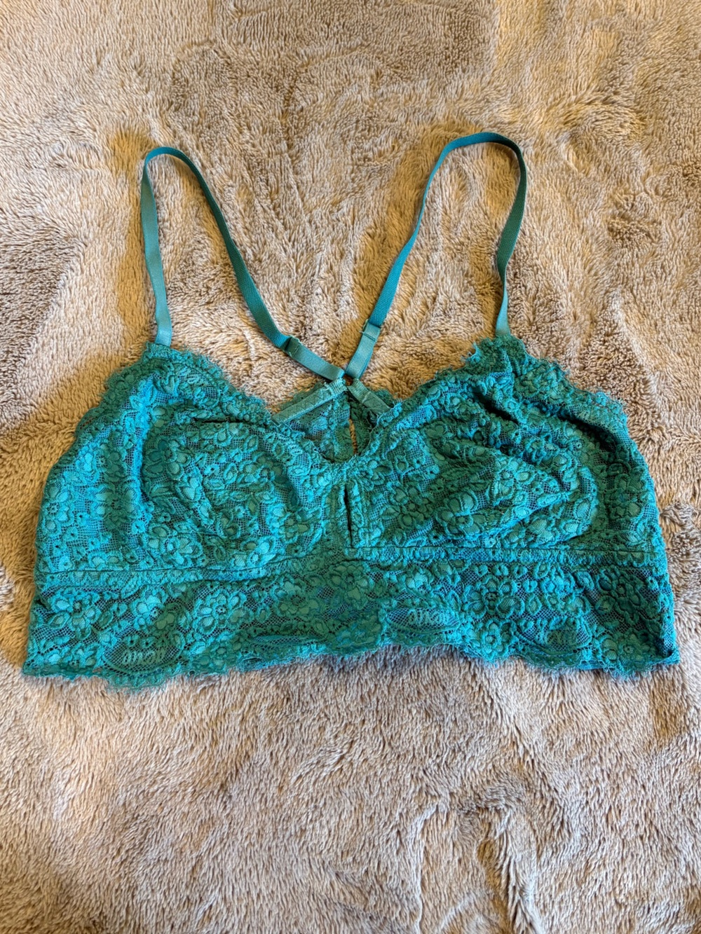 aerie Aqua Marine Lace Bralette